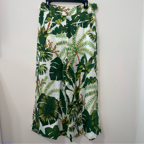 Farm Rio Tropical Forest Off-White Pants - Picture 7 of 10